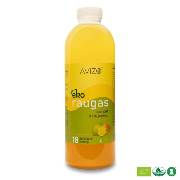 Ekologiškas ciberžolės ir ž.citrinos raugas - 1000 ml