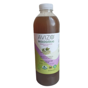 Ekologiškas kanapių ir šalavijų raugas - 1000 ml