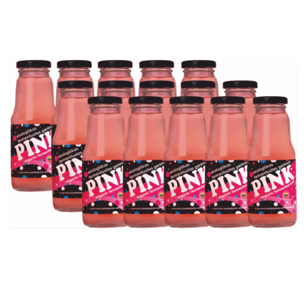 Ekologiškas vandens kefyras PINK - 300 ml x 15 vnt