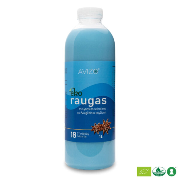 Ekologiškas mėlynosios spirulinos raugas su žvaigždiniu anyžiumi - 1000 ml