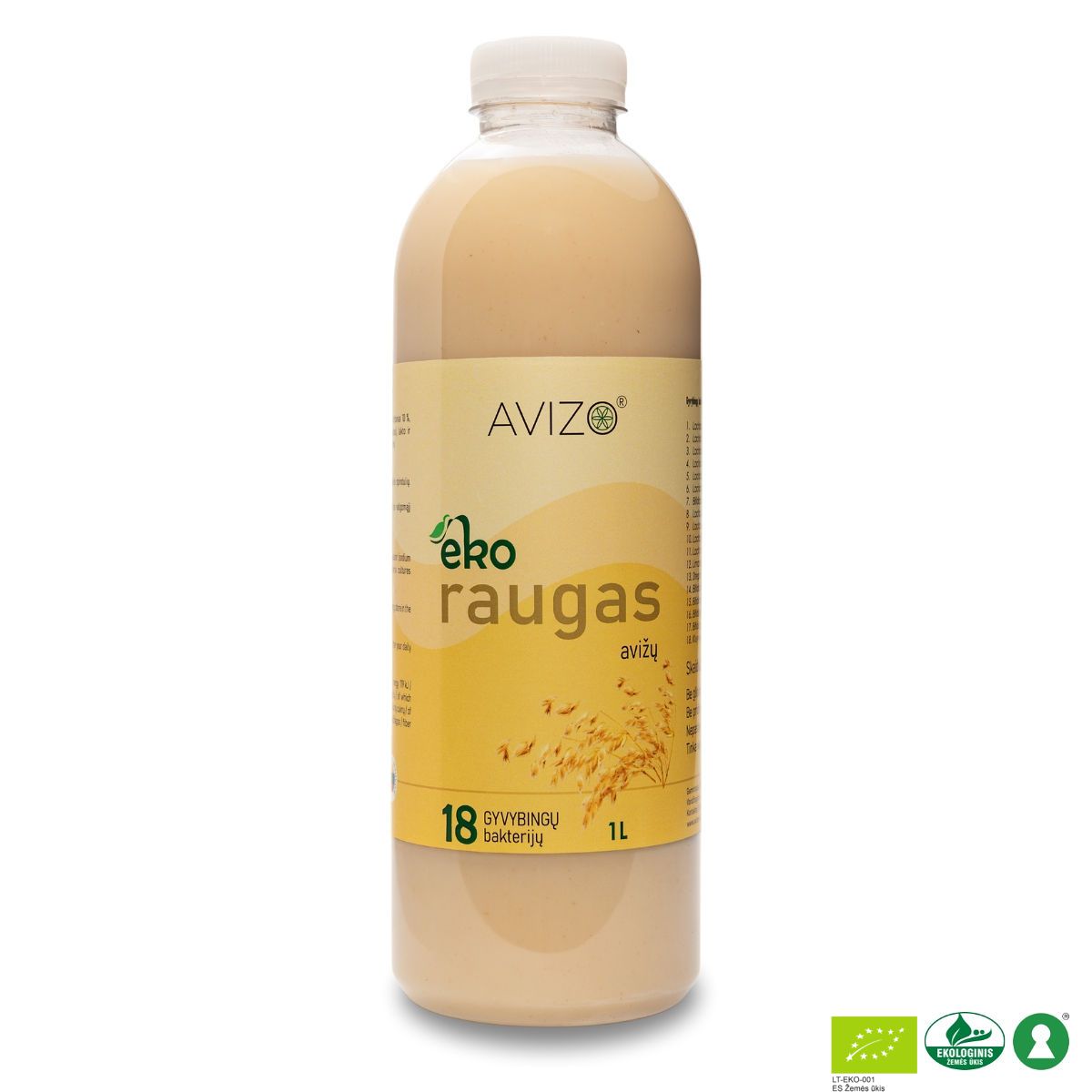 Ekologiškas avižų raugas – 1000ml